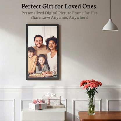 BSIMB 32-Inch Large WiFi Digital Picture Frame with Wall Mount Support