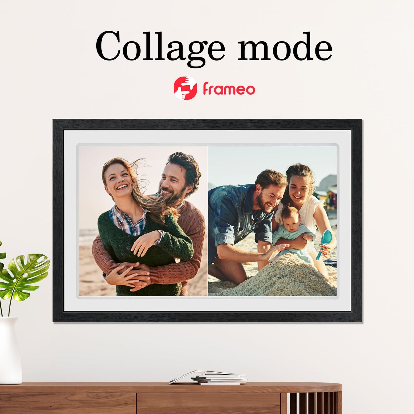 21.5-Inch FRAMEO Smart Digital Photo Frame with Dual-WiFi Sharing
