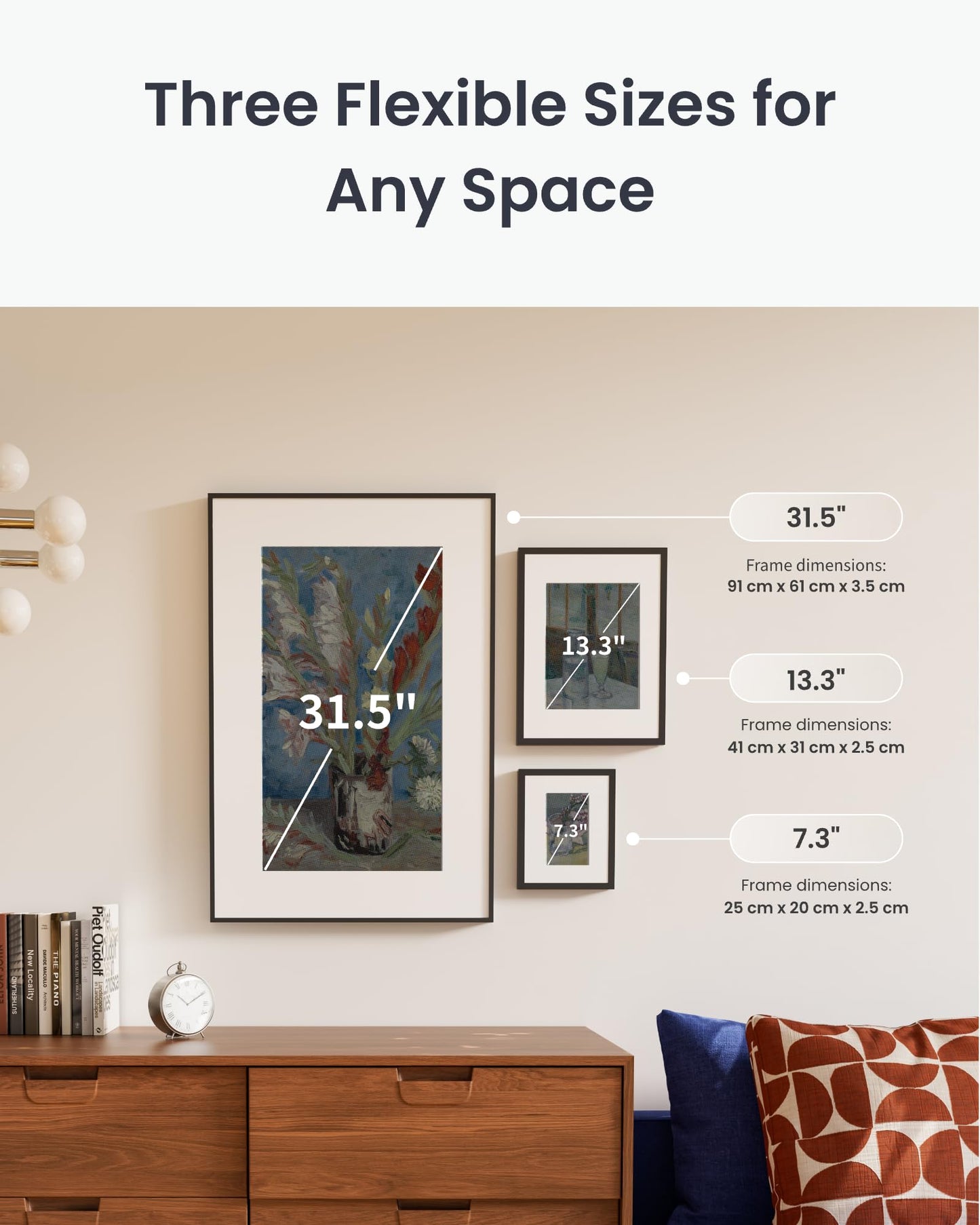 SwitchBot AI Art Frame 13.3-Inch Electronic Ink Digital Wall Display