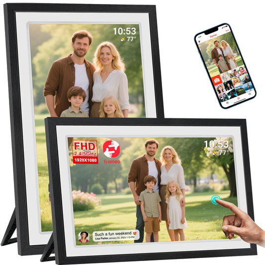 21.5-Inch FRAMEO Smart Digital Photo Frame with Dual-WiFi Sharing