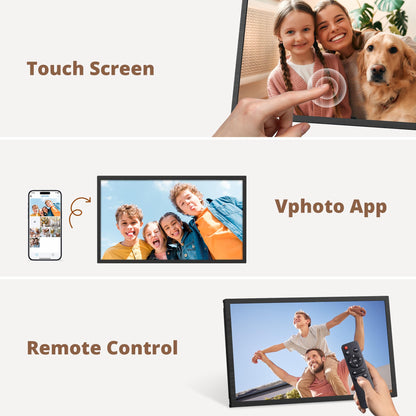 Dragon Touch 21.5-Inch Smart WiFi Digital Picture Frame with Touch Screen