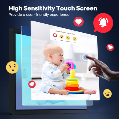 Frameo 32-Inch Smart Digital Picture Frame with WiFi & 64GB Storage