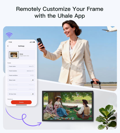 Uhale 32-Inch Extra Large Digital Photo Frame with Remote Control