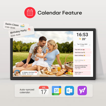 Frameo 32-Inch Smart Digital Picture Frame with WiFi & 64GB Storage