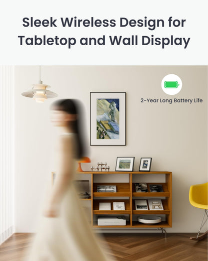 SwitchBot AI Art Frame 13.3-Inch Electronic Ink Digital Wall Display