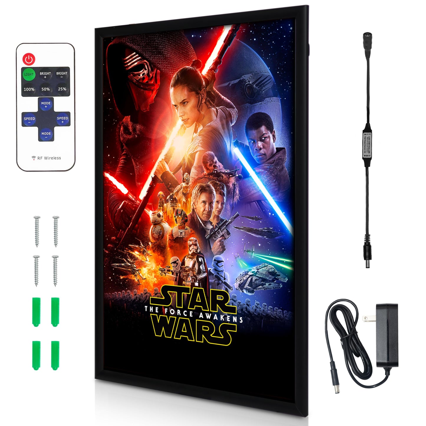 NexaFrame LED Backlit Movie Poster Display Frame for Cinema & Wall Art