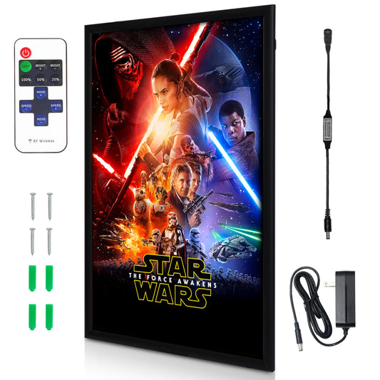 NexaFrame LED Backlit Movie Poster Display Frame for Cinema & Wall Art