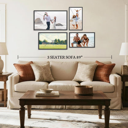 BSIMB 32-Inch Large WiFi Digital Picture Frame with Wall Mount Support