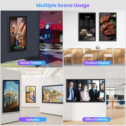 Uhale 32-Inch WiFi Electronic Picture Frame with Auto-Rotate Display