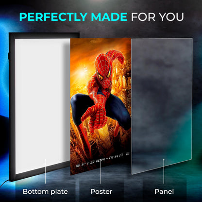 NexaFrame LED Backlit Movie Poster Display Frame for Cinema & Wall Art
