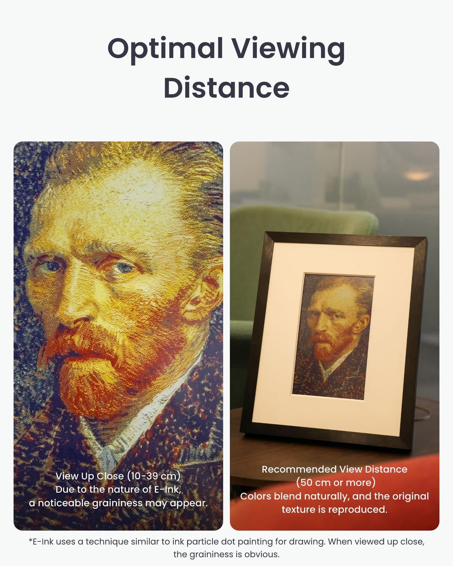 SwitchBot AI Art Frame 13.3-Inch Electronic Ink Digital Wall Display