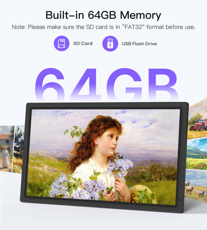 Uhale 32-Inch Extra Large Digital Photo Frame with Remote Control